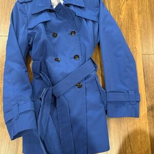 Calvin Klein Royal Blue Trench Coat